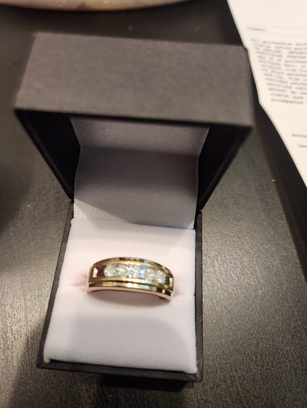 10kt 50ct Diamond Yellow Gokd Ring